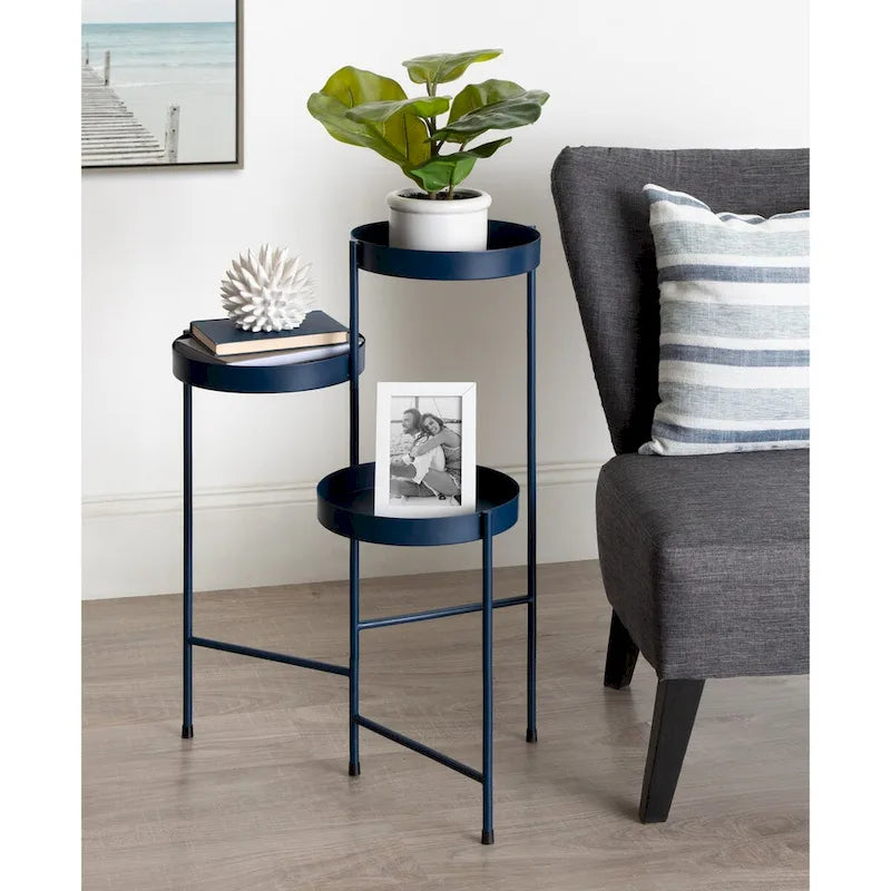 Support à plantes moderne à 3 niveaux - 16x21x30