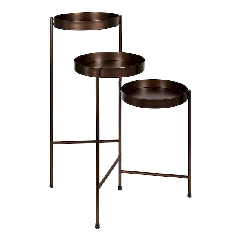 Support à plantes moderne à 3 niveaux - 16x21x30