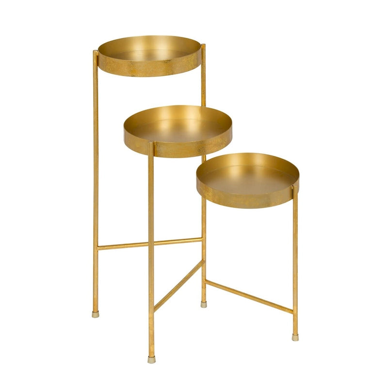 Support à plantes moderne à 3 niveaux - 16x21x30